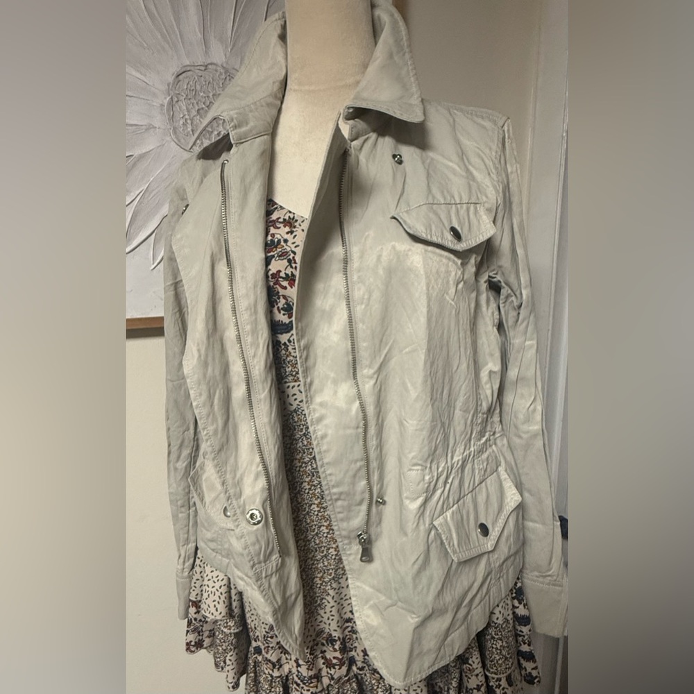 Talbots Light Tan Utility Jacket - image 1